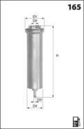 LUCAS FILTERS lfdf127 -  Топливный фильтр